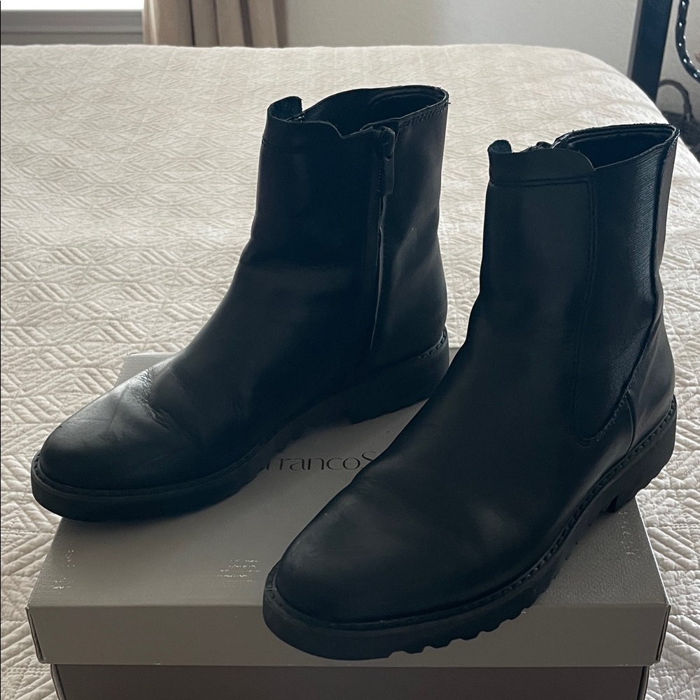 Franco Sarto Women's Black Ankle Boots